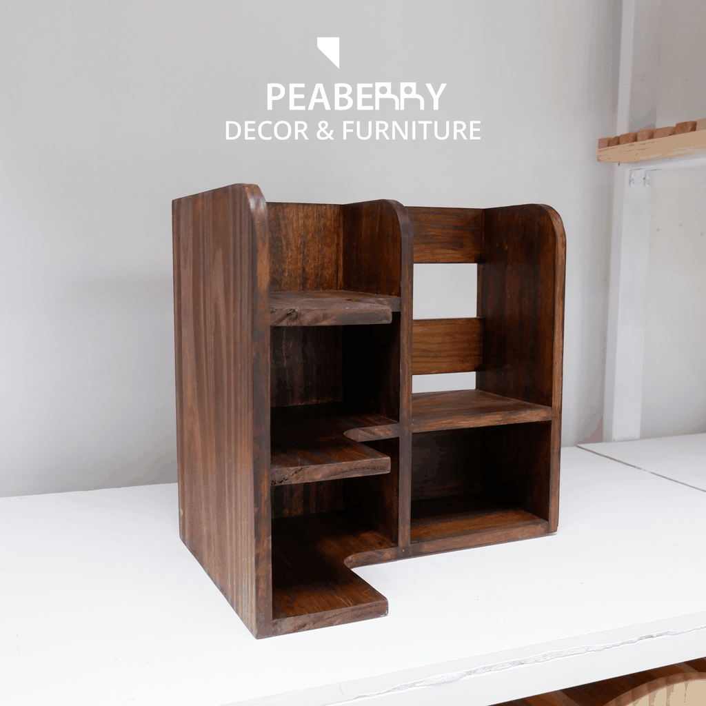 Kệ gỗ decor chữ L