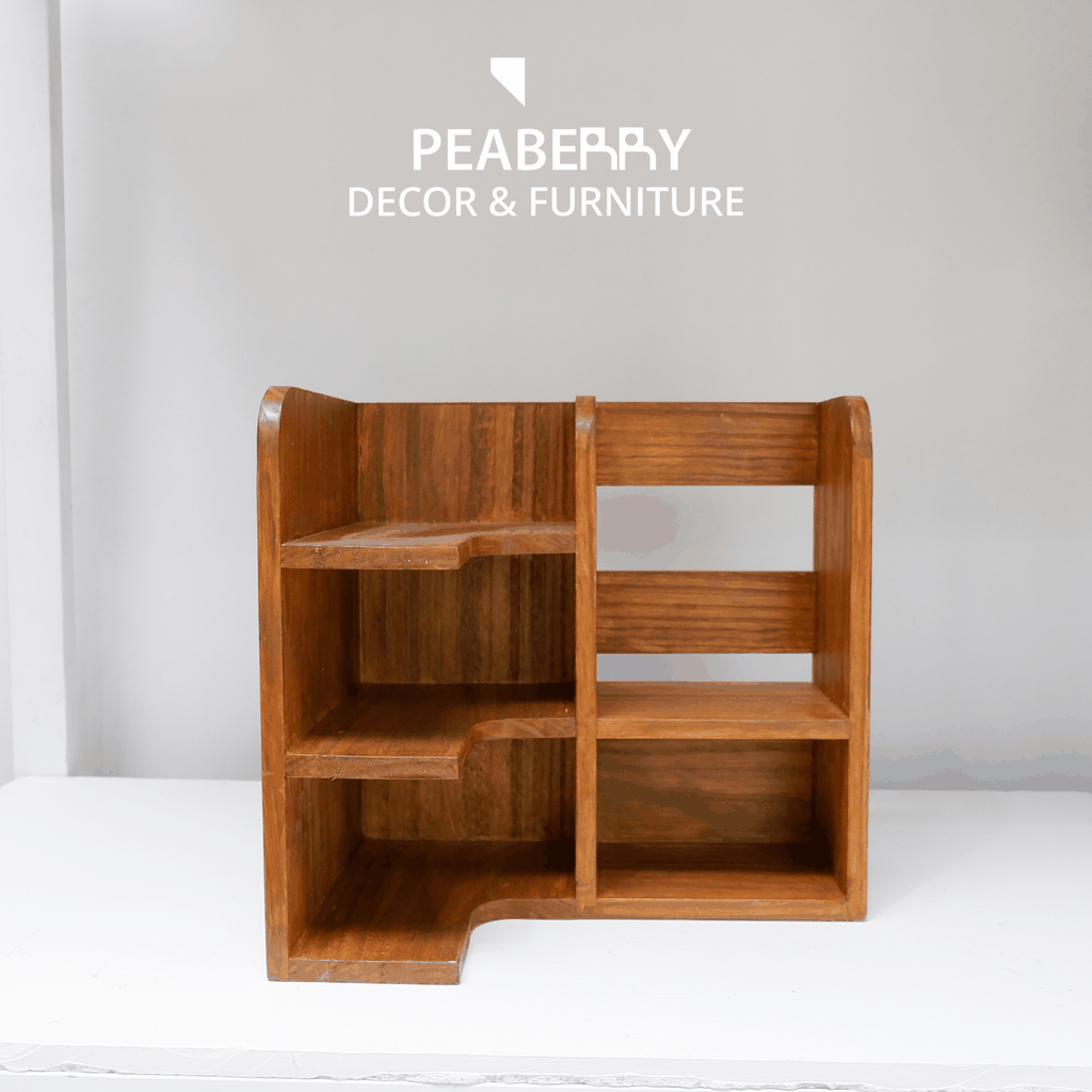 Kệ gỗ decor chữ L