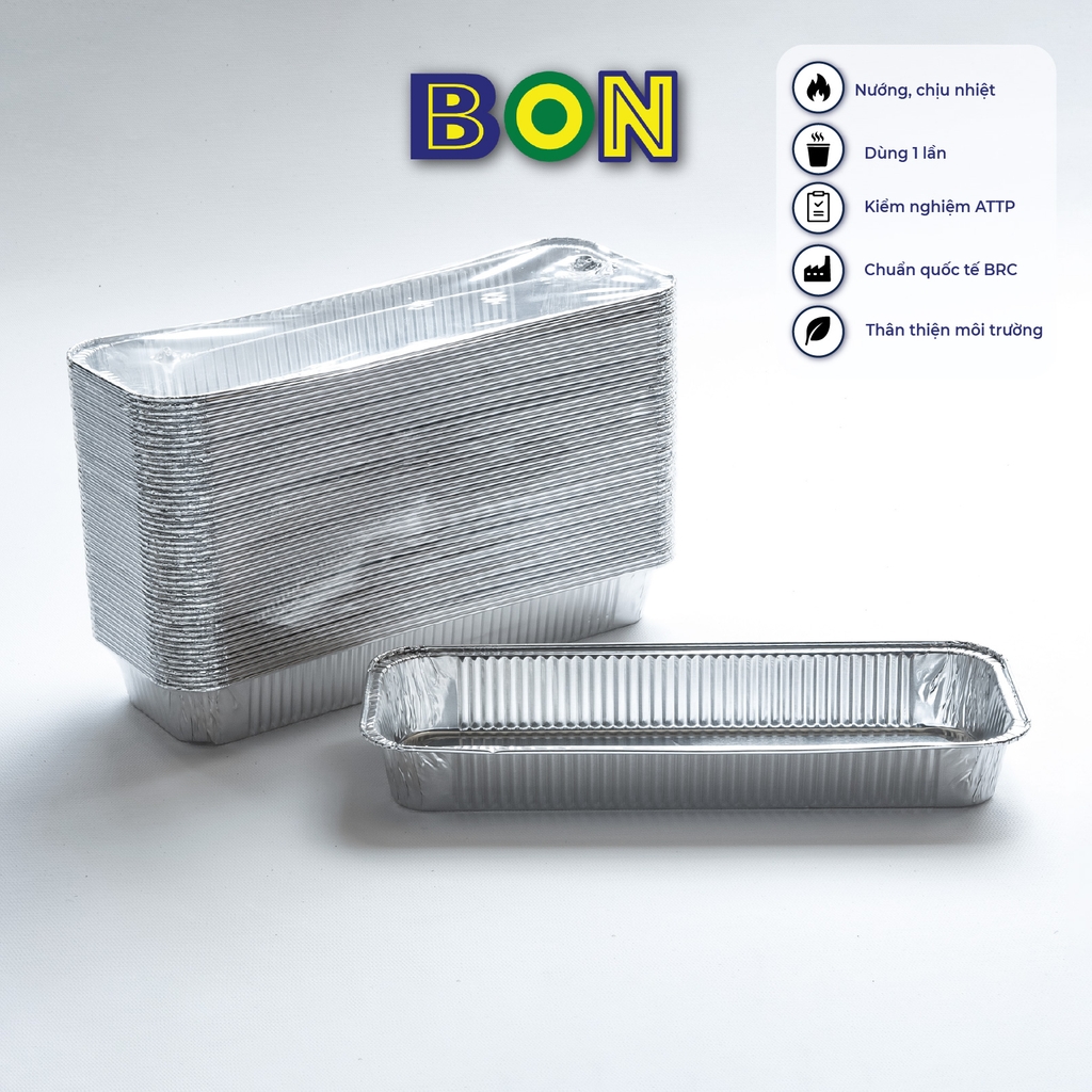 LỐC 50 CHÉN NHÔM NƯỚNG BON C5 - 320ML
