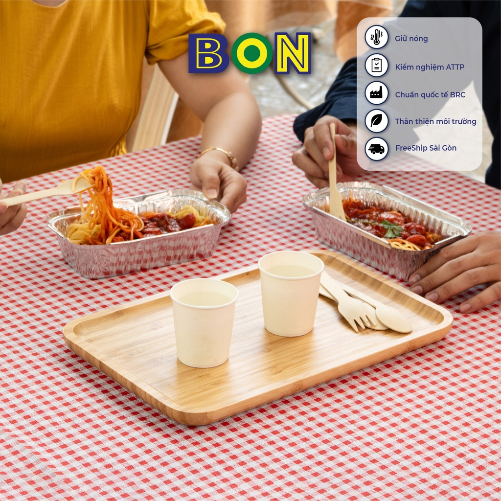 LỐC 20 HỘP NHÔM TAKE AWAY BON F4 - 550ML