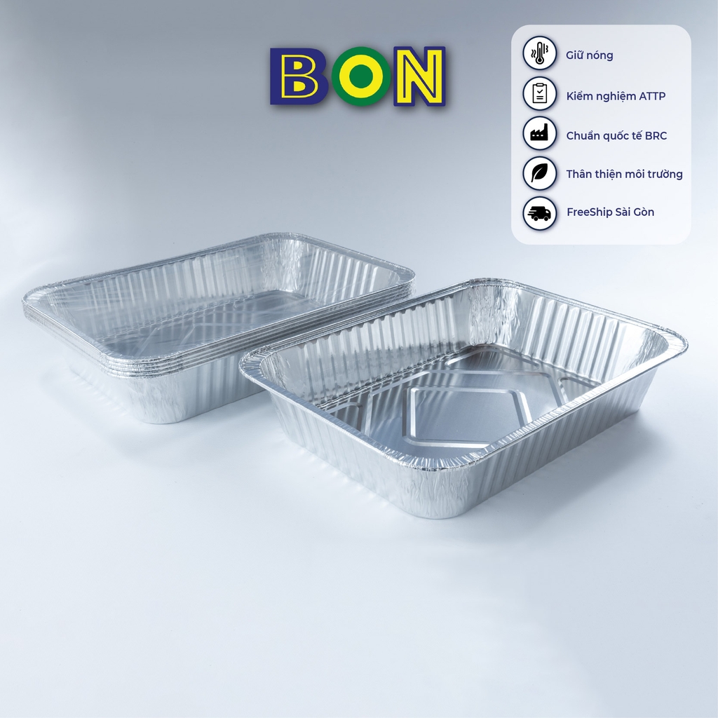 LỐC 2 HỘP NHÔM TAKE AWAY BON G4 - 5000ML