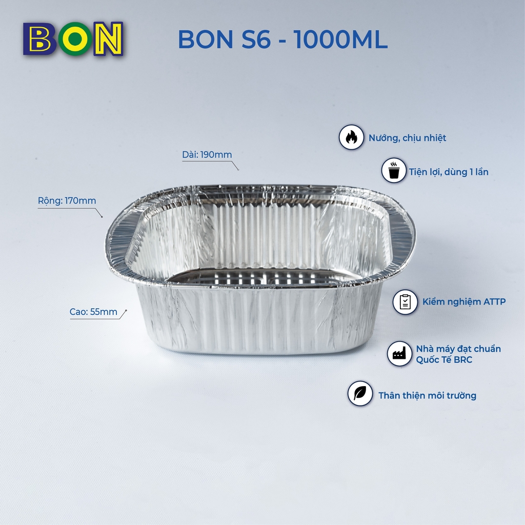 LỐC 20 TÔ NẤU MÌ HÀN QUỐC BON S6 - 1000ML