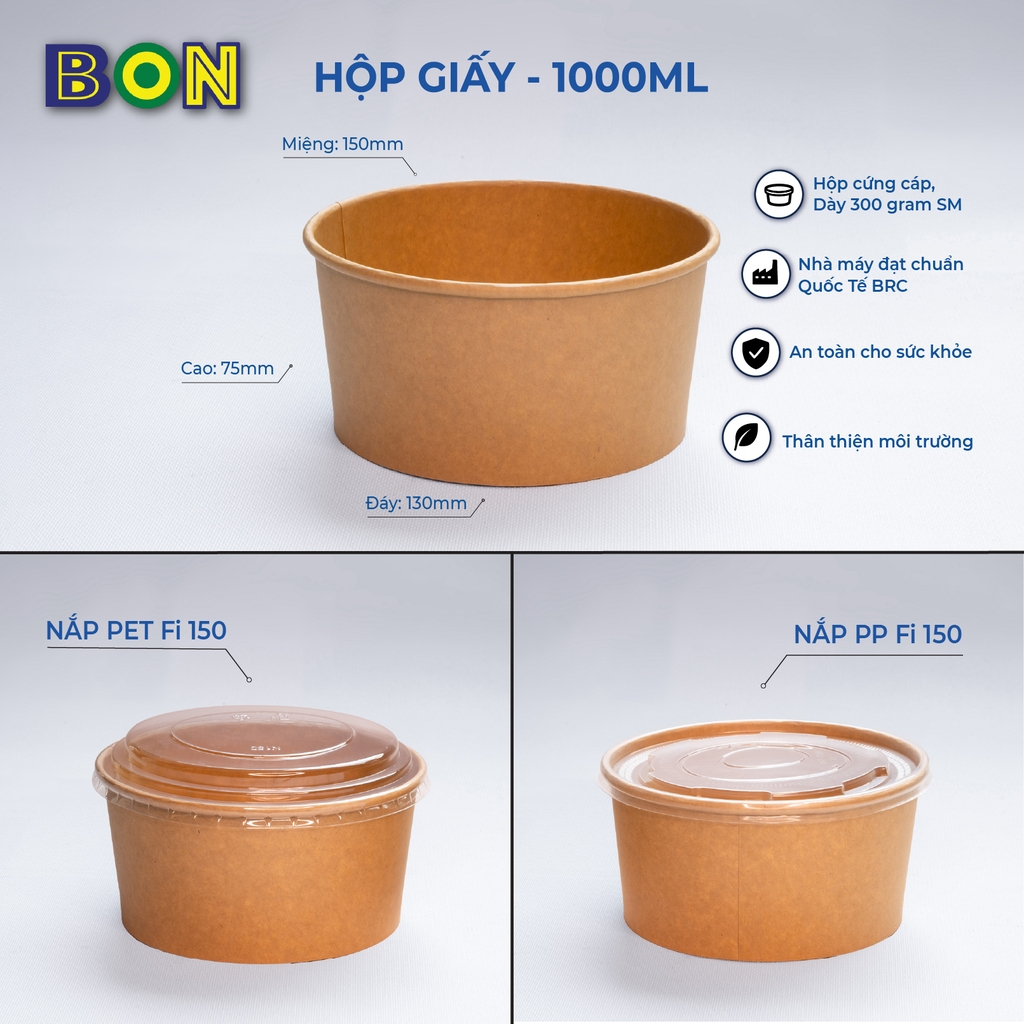 LỐC 20 TÔ GIẤY - 1000ML
