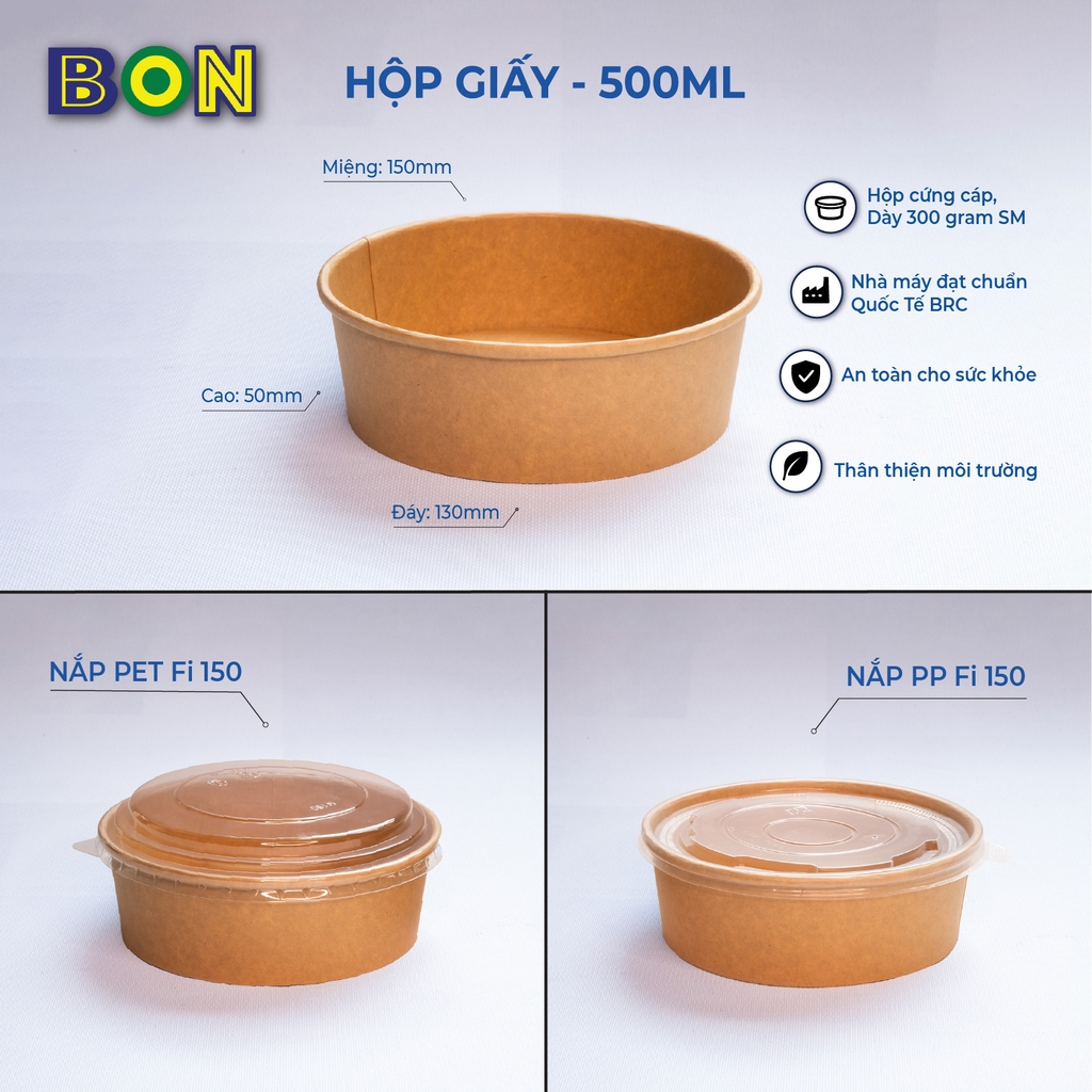 LỐC 20 TÔ GIẤY - 500ML