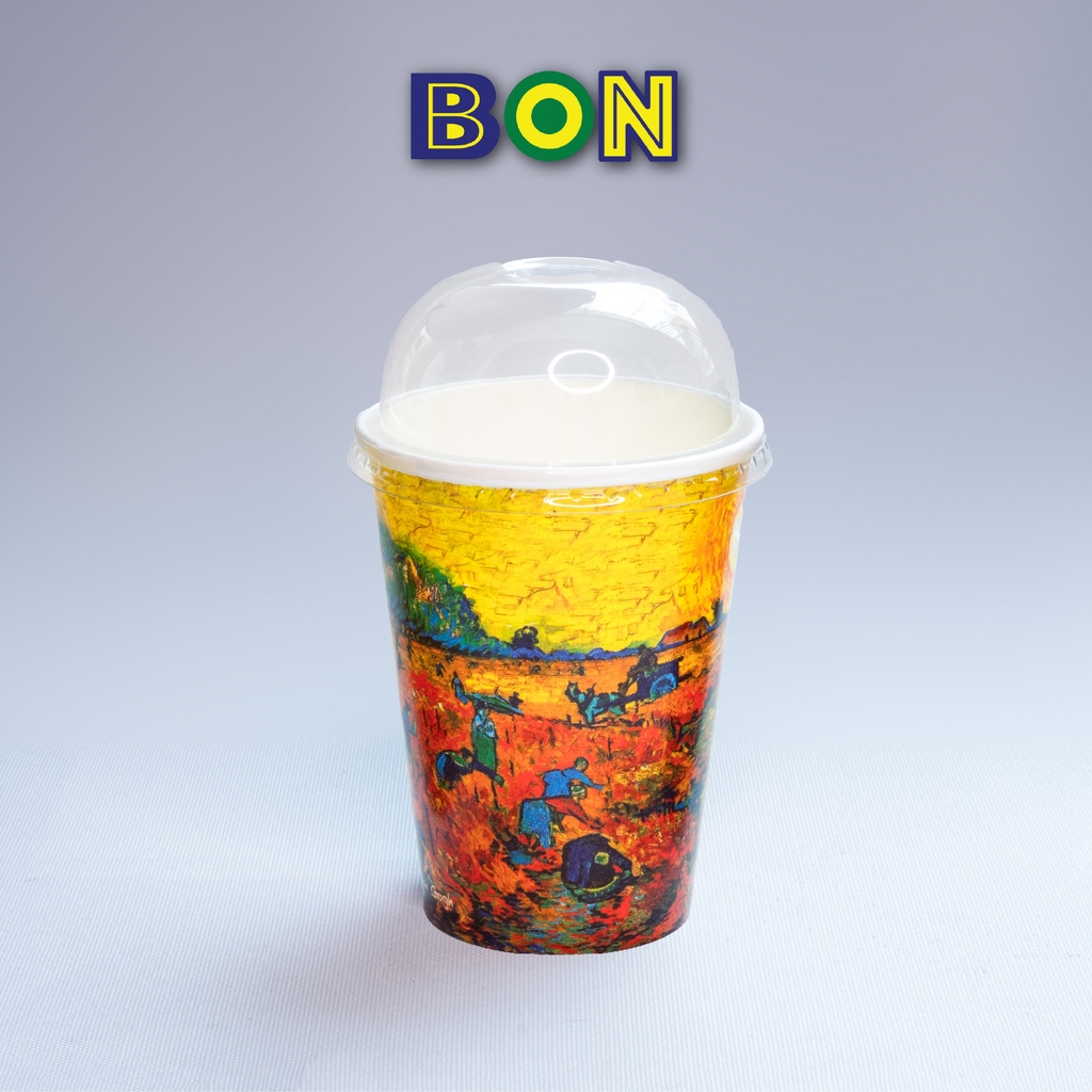 LỐC 50 LY IN TRANH - ĐỒNG NHO ĐỎ - 360ML (12 / 14 OZ)