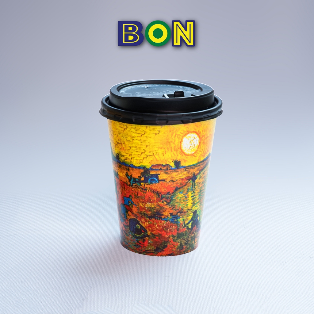 LỐC 50 LY IN TRANH - ĐỒNG NHO ĐỎ - 360ML (12 / 14 OZ)