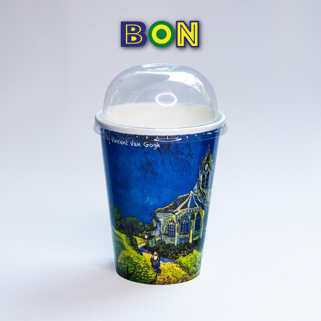 LỐC 50 LY IN TRANH - NHÀ THỜ XANH - 360ML (12 / 14 OZ)