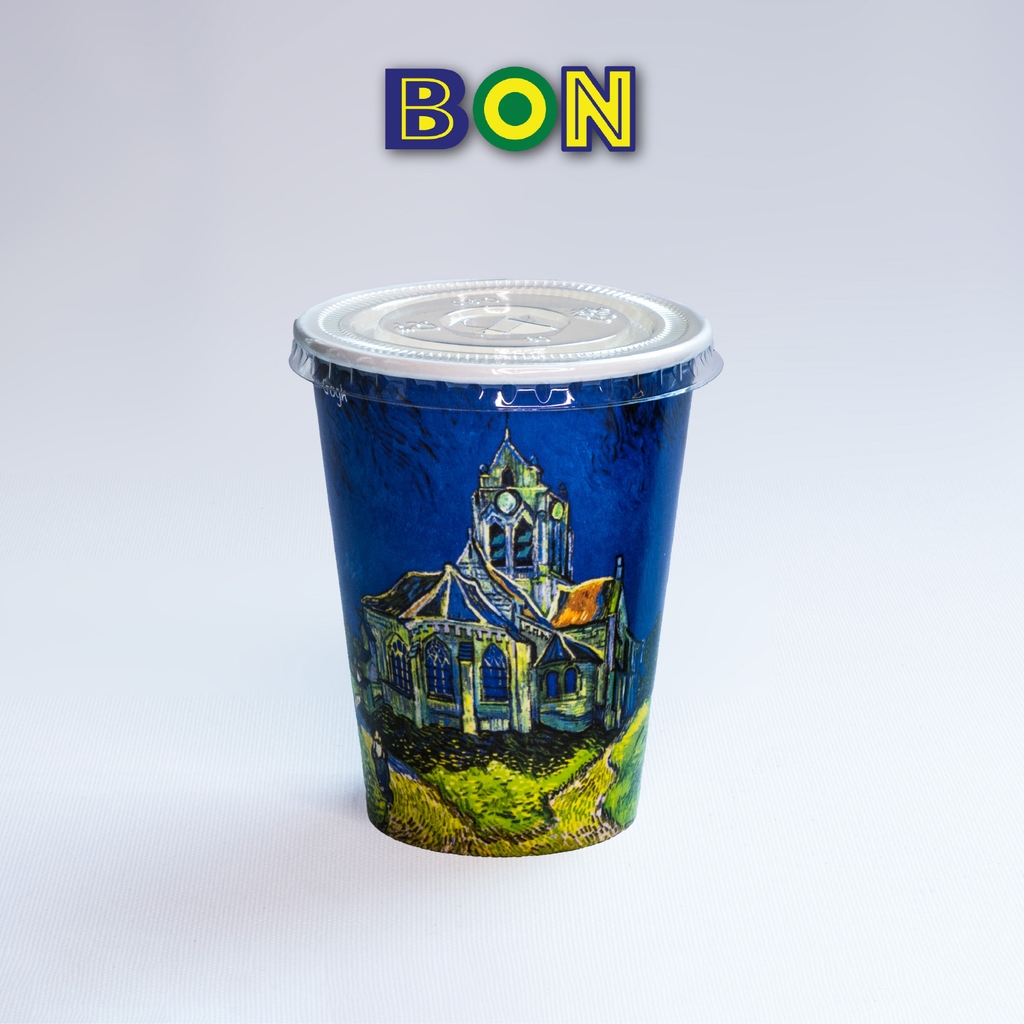 LỐC 50 LY IN TRANH - NHÀ THỜ XANH - 360ML (12 / 14 OZ)