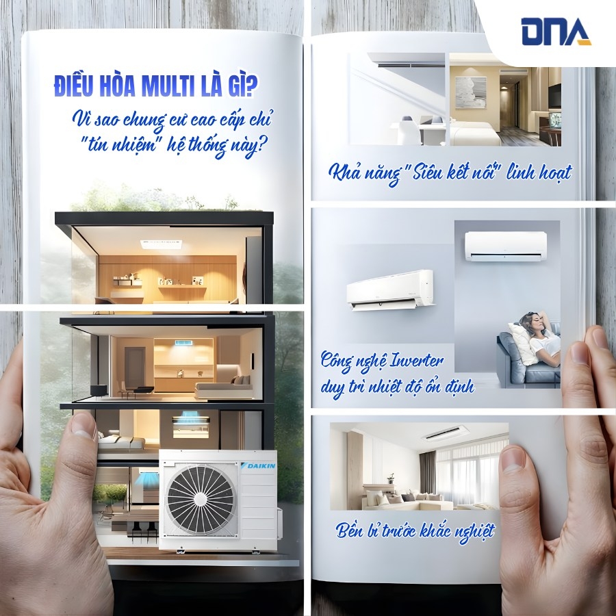 Có nên dùng điều hòa multi cho chung cư không?