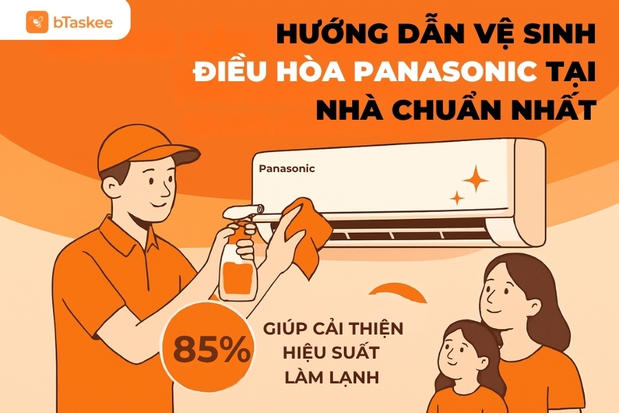 Vệ sinh điều hòa Panasonic