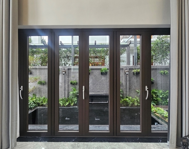 cửa nhôm công trình cao cấp biệt thự Heritage Vinh Nghệ An - JBHOME