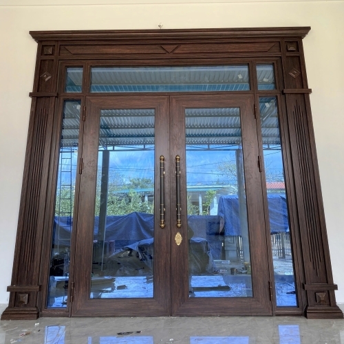 cử thủy lực màu vân gỗ trắc