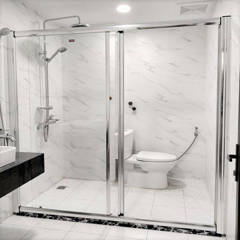 Vách kính tắm cường lực