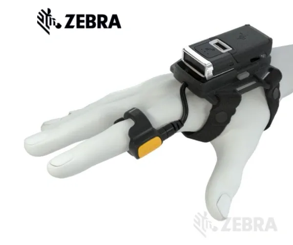 Máy quét đeo tay Zebra RS6100 Bluetooth 1D/2D (RS61B0-KNNTZWR) – Máy quét mã vạch đeo ngón tay hiệu suất cao cho kho vận và sản xuất