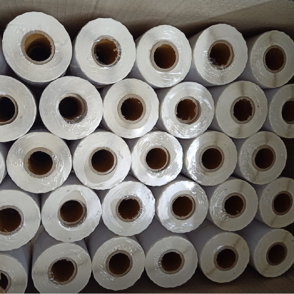 IN MỰC - Giấy In Mã Vạch 2 Tem 50x70 mm - Giấy In Tem 2 Hàng 5x7 cm (Cuộn 50 Mét)