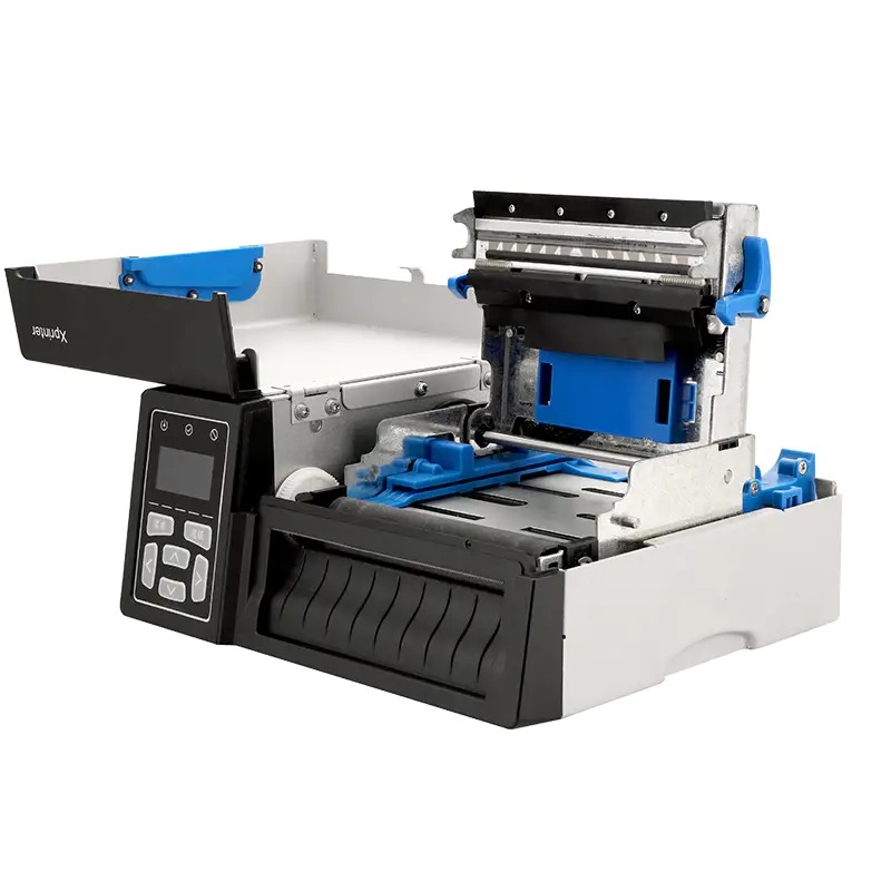 Máy in tem nhãn Xprinter XP-D481B – Máy in mã vạch nhiệt trực tiếp 4 inch tốc độ cao cho thương mại điện tử và kho vận
