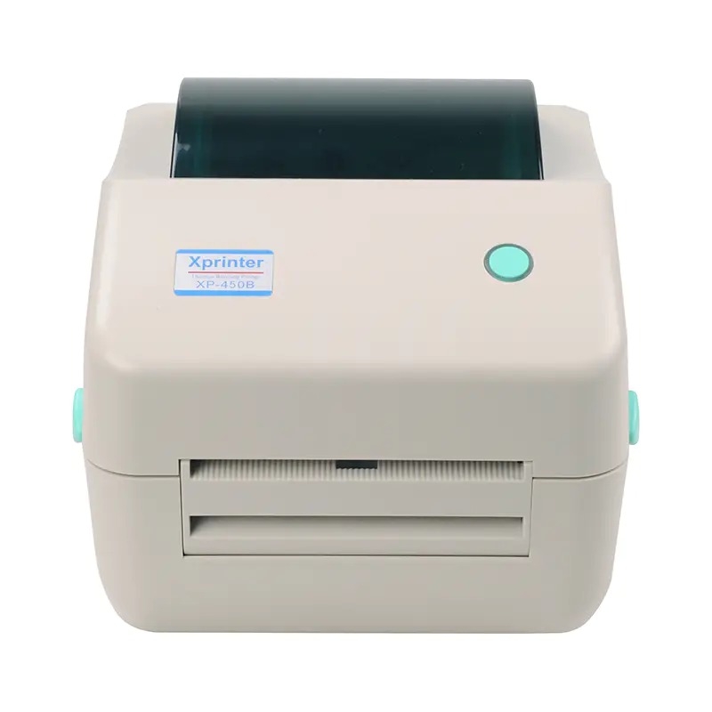 Máy in tem nhãn mã vạch Xprinter XP-450B – Máy in tem 4 inch tốc độ cao cho bán lẻ, kho vận và thương mại điện tử