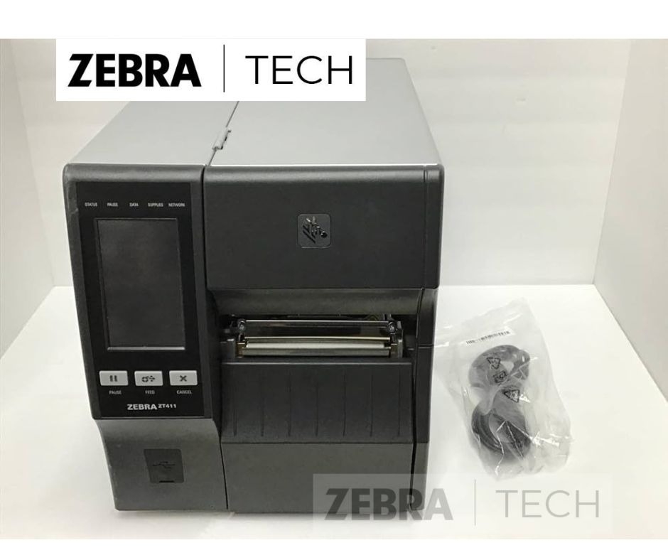 Máy in mã vạch công nghiệp Zebra ZT411 300 DPI (ZT41143-T0P0000Z) – Độ phân giải cao, hiệu suất vượt trội cho doanh nghiệp