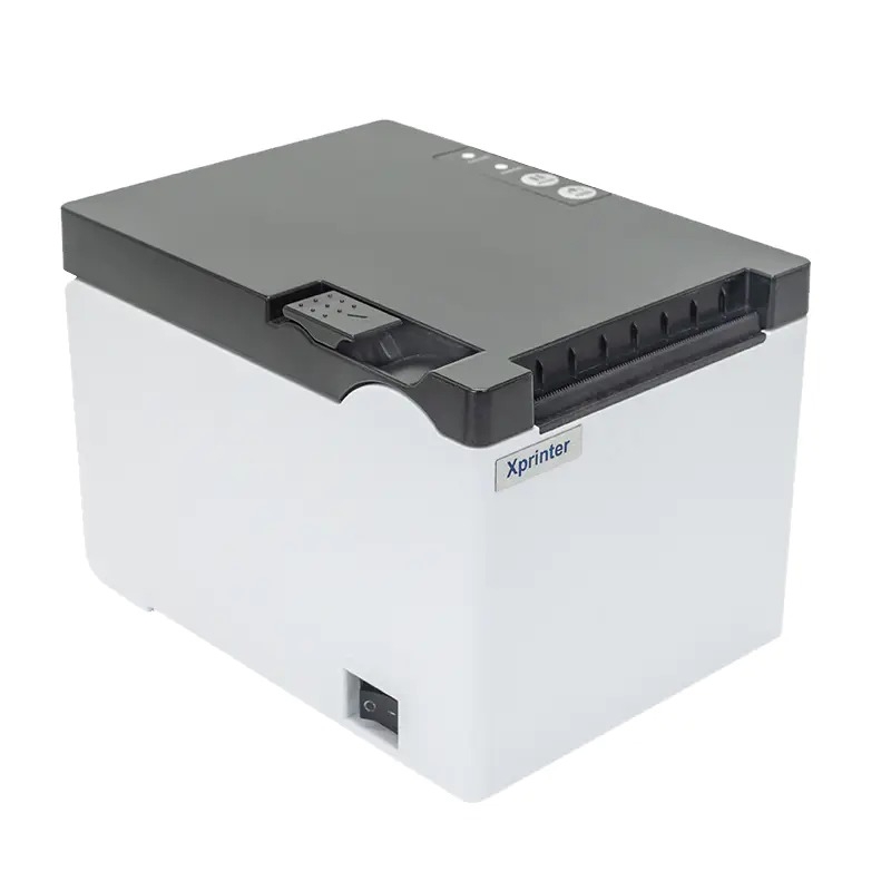 Máy in hóa đơn & tem nhãn Xprinter XP-Q302F – Máy in nhiệt 2 trong 1 hỗ trợ nhãn không đế, tốc độ cao