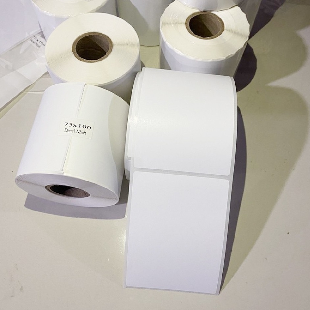 Giấy In Nhiệt Khổ A7 ( 75x100mm ) , In Đơn hàng Sàn Thương Mại Điện Tử 75x100mm Siêu Tiết Kiệm.