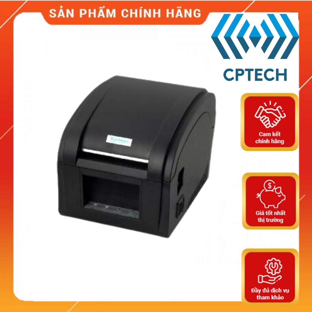 Máy in tem + in hoá đơn K80 Xprinter XP 360B in đơn hàng GHTK, in tem nhãn và phiếu giao hàng các sàn TMĐT