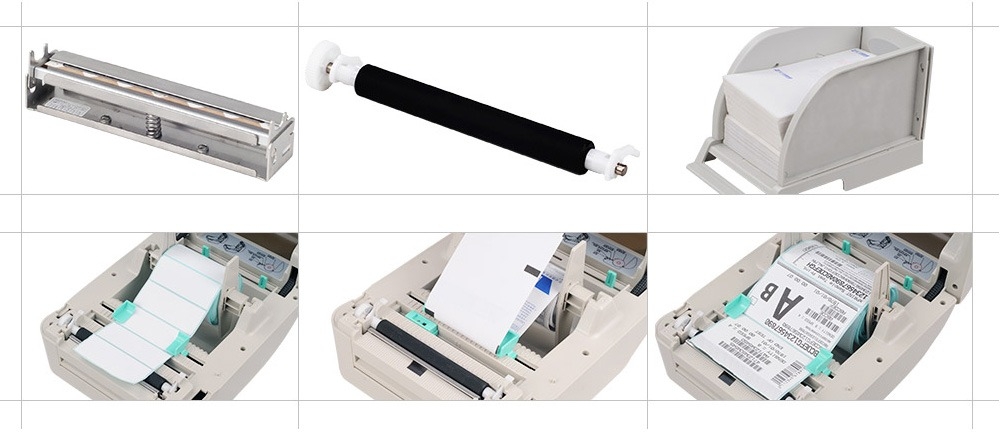 Máy in tem nhãn Xprinter XP-470B – Máy in mã vạch 4 inch tốc độ cao, tự động căn chỉnh giấy