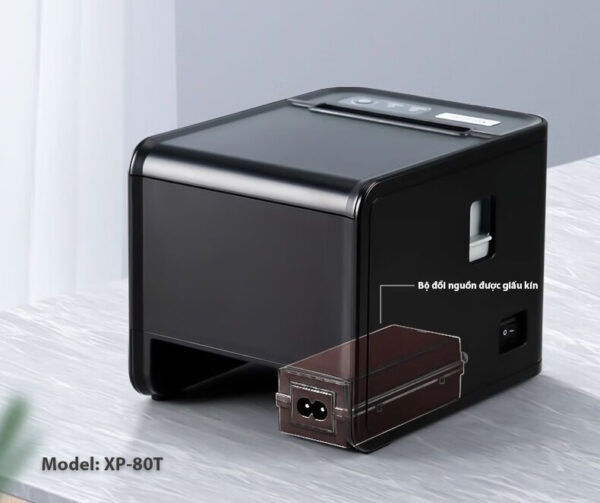 Máy in hóa đơn Xprinter XP-80T USB + LAN – Máy in bill nhiệt K80 tốc độ cao cho cửa hàng và doanh nghiệp