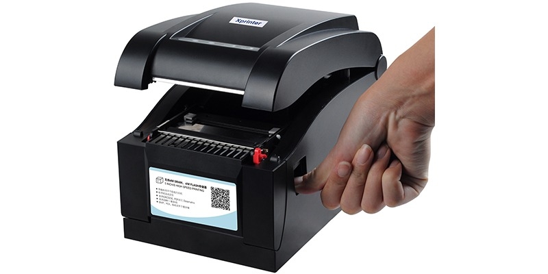Máy in tem nhãn Xprinter XP-350B – Máy in mã vạch 3 inch tốc độ cao, giải pháp tối ưu cho cửa hàng bán lẻ và thương mại điện tử