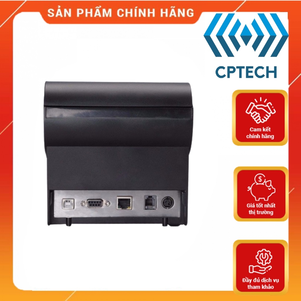 Máy in hóa đơn Xprinter Q260 , khổ 80mm , kết nối USB + LAN +Serial