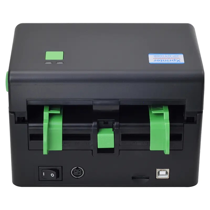 Máy in tem nhãn mã vạch Xprinter XP-DT108B – Máy in vận đơn 4 inch nhỏ gọn, tốc độ cao