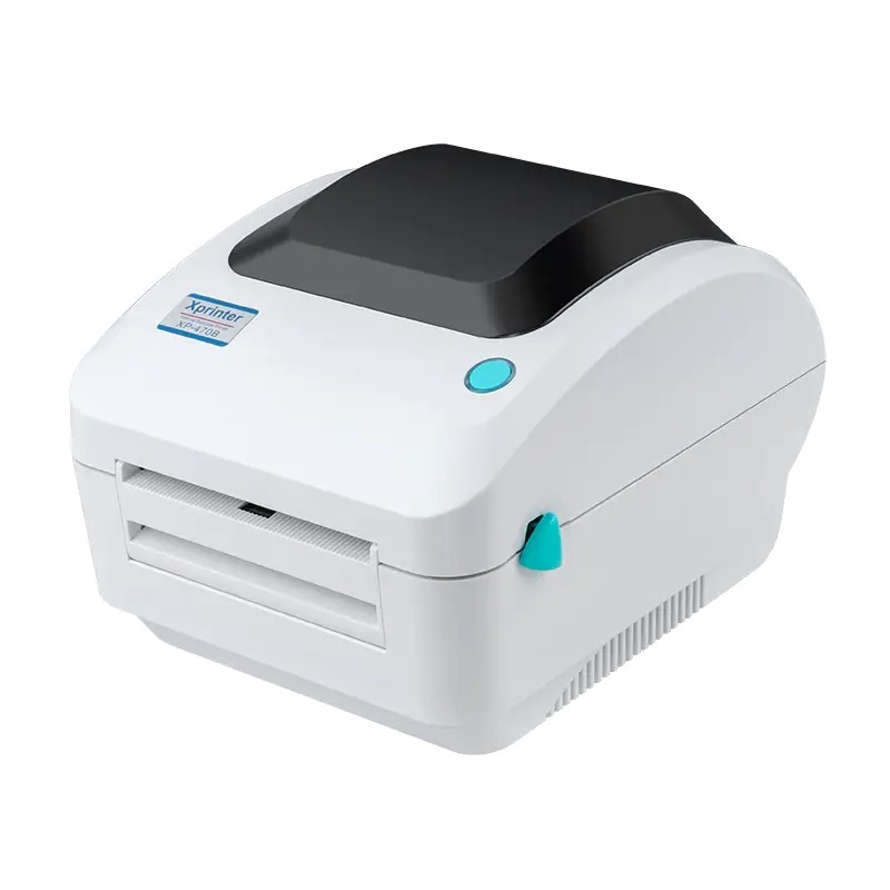 Máy in tem nhãn Xprinter XP-470B – Máy in mã vạch 4 inch tốc độ cao, tự động căn chỉnh giấy