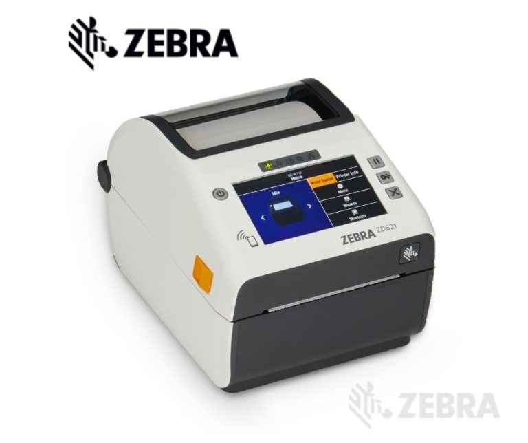 Máy in tem nhãn Zebra ZD621-HC – Máy in mã vạch y tế cao cấp, màn hình cảm ứng 4,3 inch, hiệu suất vượt trội