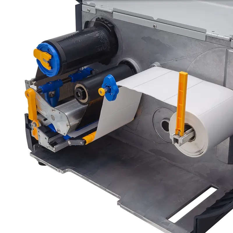 Máy in tem nhãn công nghiệp Xprinter XP-G480B – Máy in mã vạch truyền nhiệt 4 inch tốc độ 8 ips, Ribbon 600 m