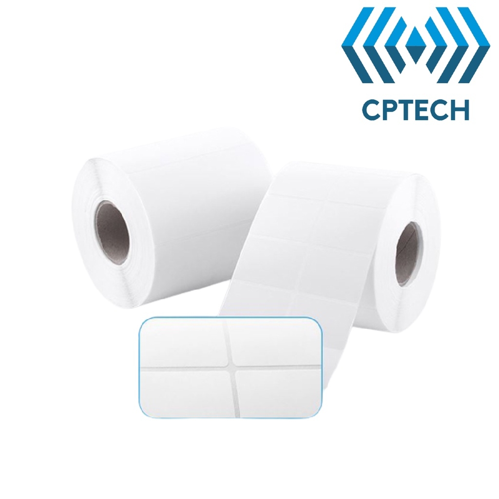 Giấy In Mã Vạch 2 TEM 50x30 mm In Nhiệt (Cuộn 50 Mét) : 50X30 ( 2 TEM NHIỆT )