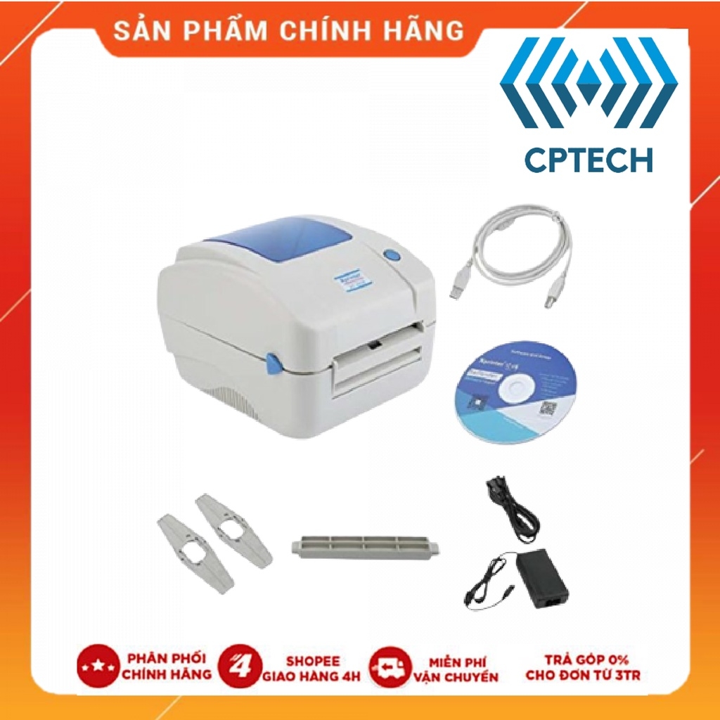 Máy in tem nhãn, in mã vận đơn TMĐT Xprinter 490B