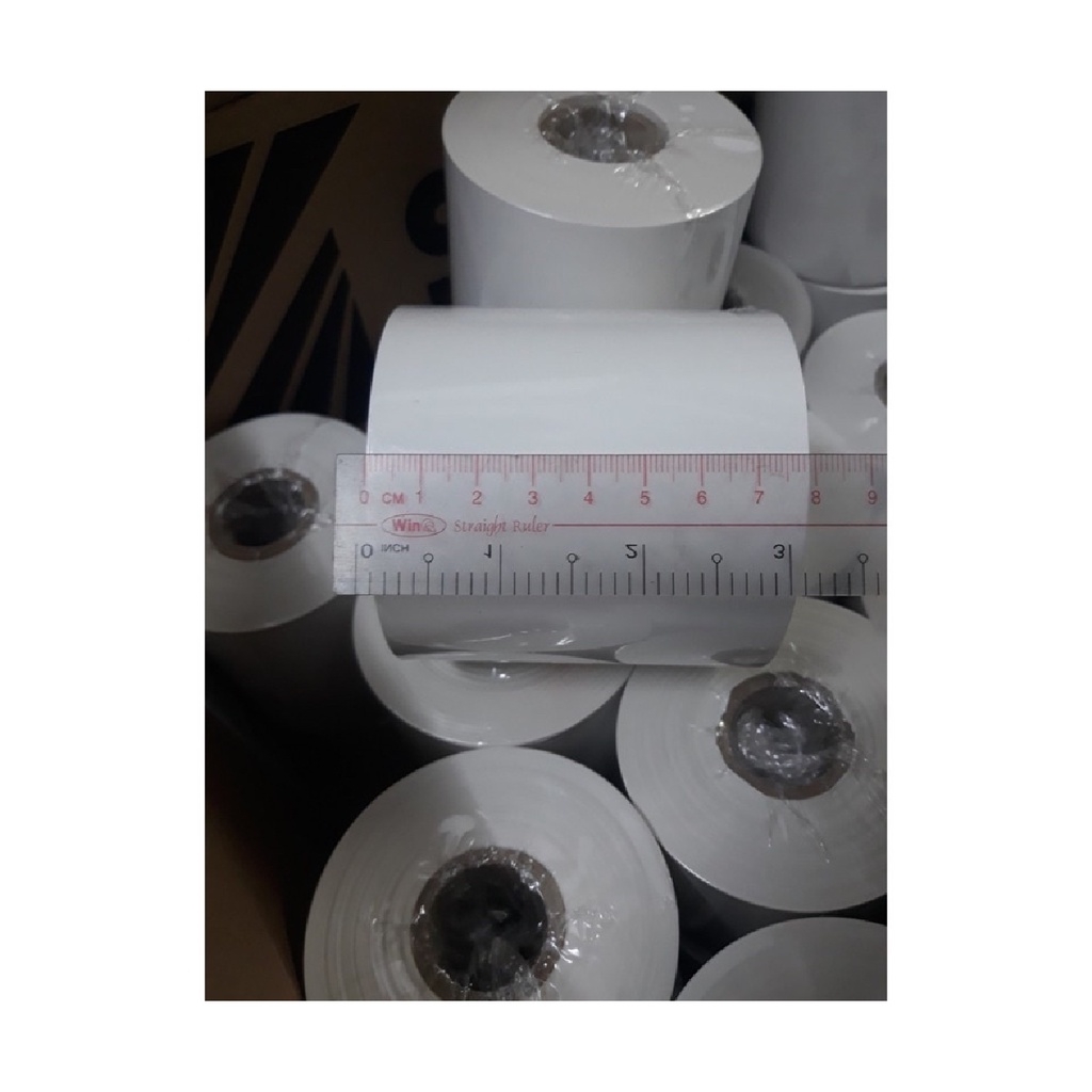 GIÁ XƯỞNG - giấy decal in nhiệt trực tiếp liền dải 79mm x 30m TPOS , livestream , chốt đơn