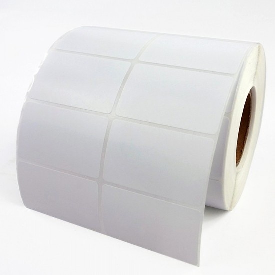 Giấy In Mã Vạch 3 Tem 35x22 mm In Nhiệt (Cuộn 30 Mét)