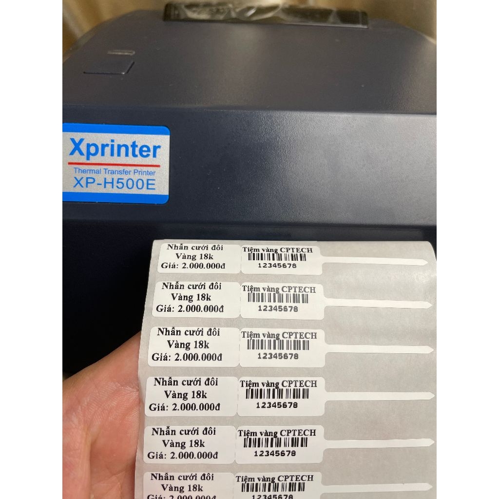 Máy In Mã Vạch XPRINTER XP-H500E, ĐỘ PHÂN GIẢI 300DPI