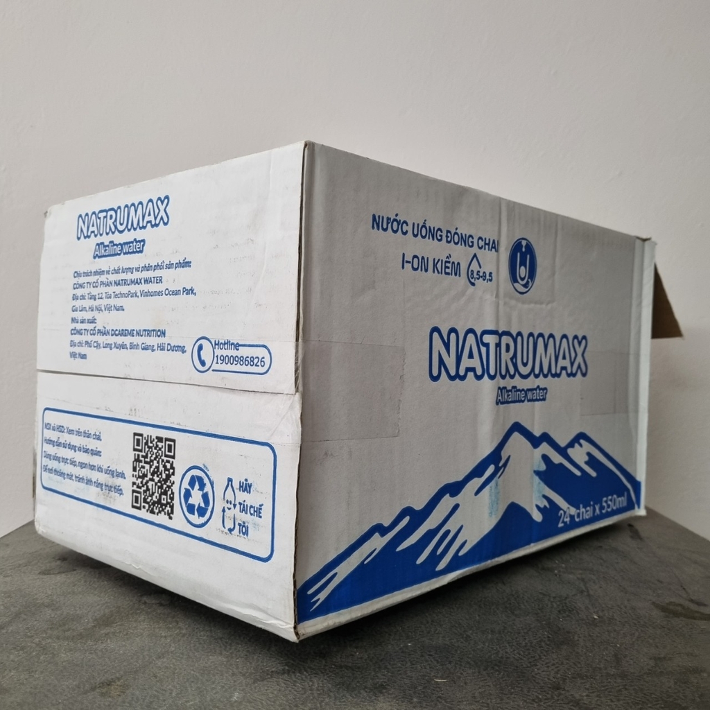 Nước Kiềm Natrumax I-on kiềm 8.5-9.5 550ml