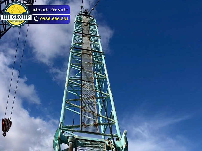 Cẩu Bánh Xích Hitachi 7055-2 - Đời 1998 - Nhập Khẩu Nhật Bản