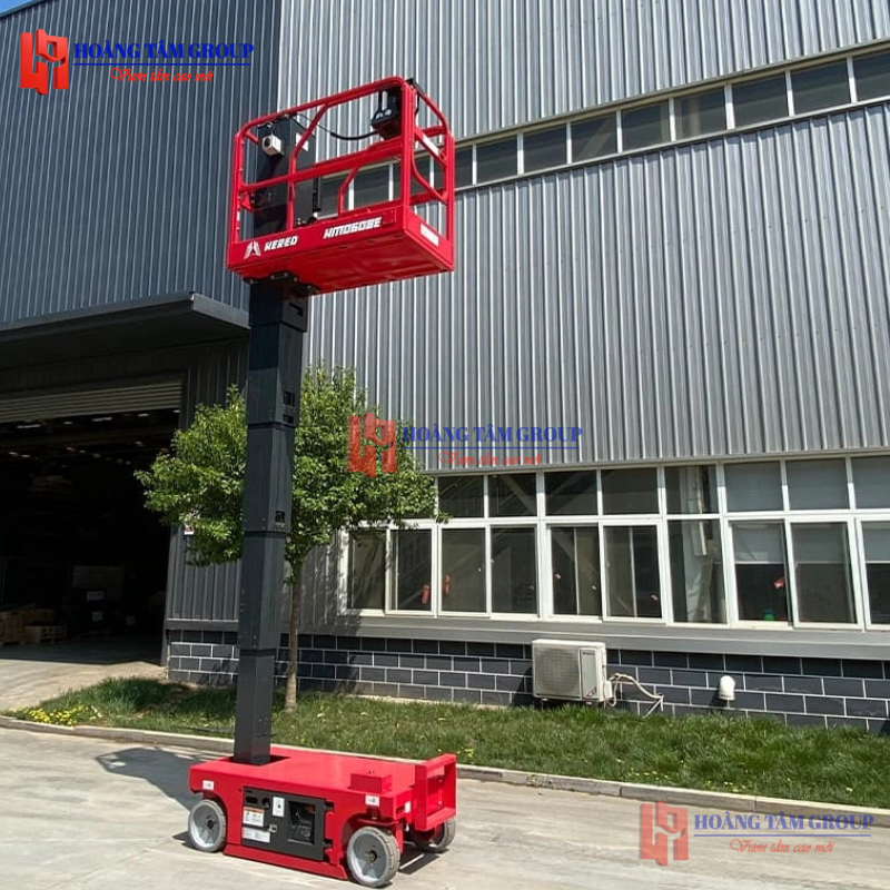 Xe nâng đứng HM0608E - Chiều cao 7,7m - Mới 100%