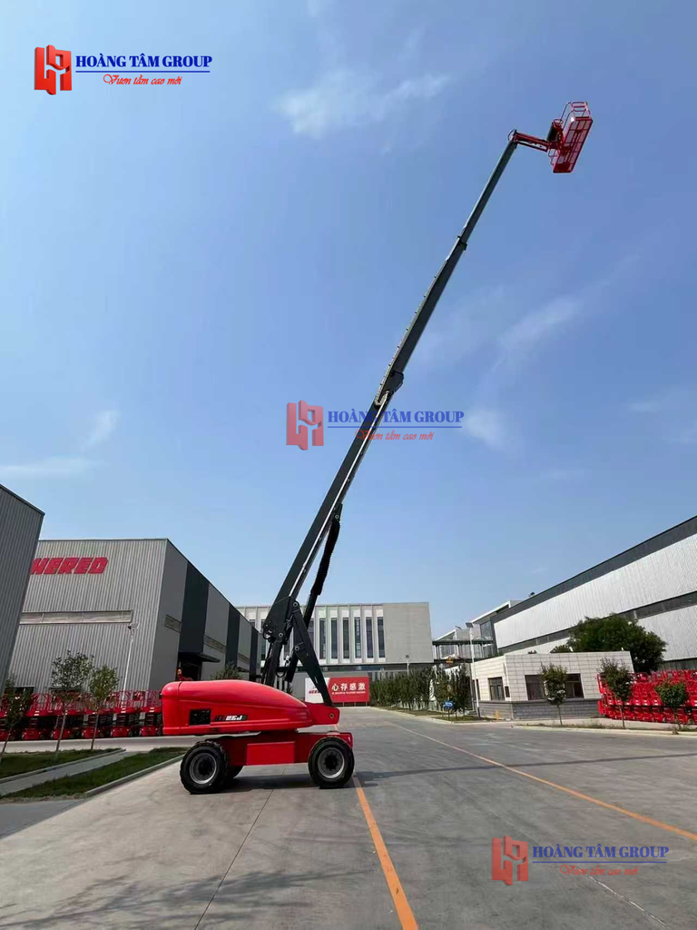 Xe Nâng Người Boom Điện Hered HT26JE - Chiều Cao 27,9m