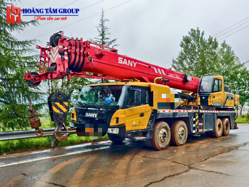 Cẩu Bánh Lốp SANY STC500S - 50 tấn - Đời 2017 - Nhập khẩu Trung Quốc