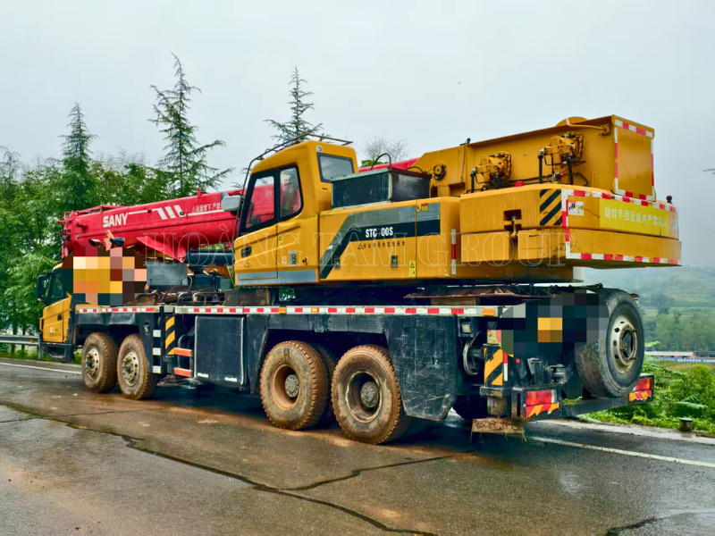 Cẩu Bánh Lốp SANY STC500S - 50 tấn - Đời 2017 - Nhập khẩu Trung Quốc