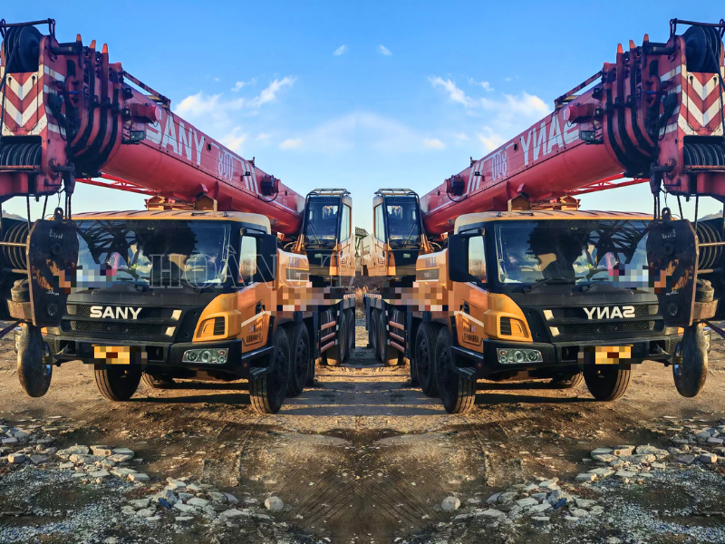 Cẩu Bánh Lốp SANY STC750 – 75 Tấn - Đời 2013 - Nhập khẩu Trung Quốc