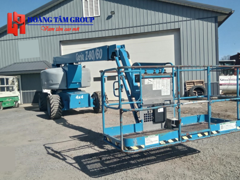 Xe Nâng Người Boom Lift GENIE Z-80/60 - Chiều Cao Làm Việc 26m - Đời 2007