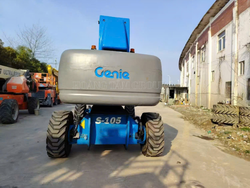 Xe Nâng Người Boom Lift Genie S-105 - Chiều Cao Làm Việc 34m - Đời 2016