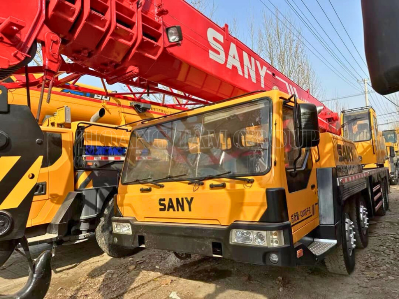 Cẩu Bánh Lốp Sany STC500S - 50 Tấn - Đời 2018 - Nhập khẩu Trung Quốc