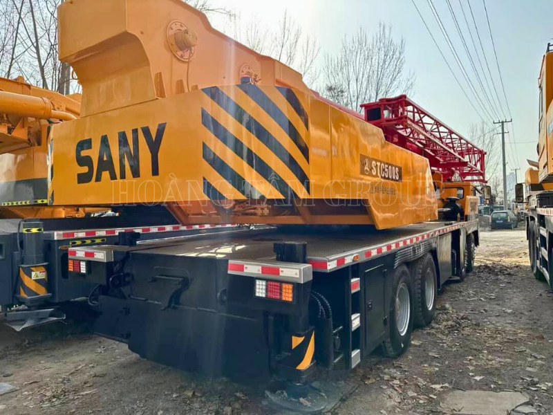Cẩu Bánh Lốp Sany STC500S - 50 Tấn - Đời 2018 - Nhập khẩu Trung Quốc