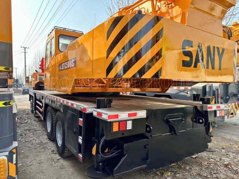 Cẩu Bánh Lốp Sany STC500S - 50 Tấn - Đời 2018 - Nhập khẩu Trung Quốc